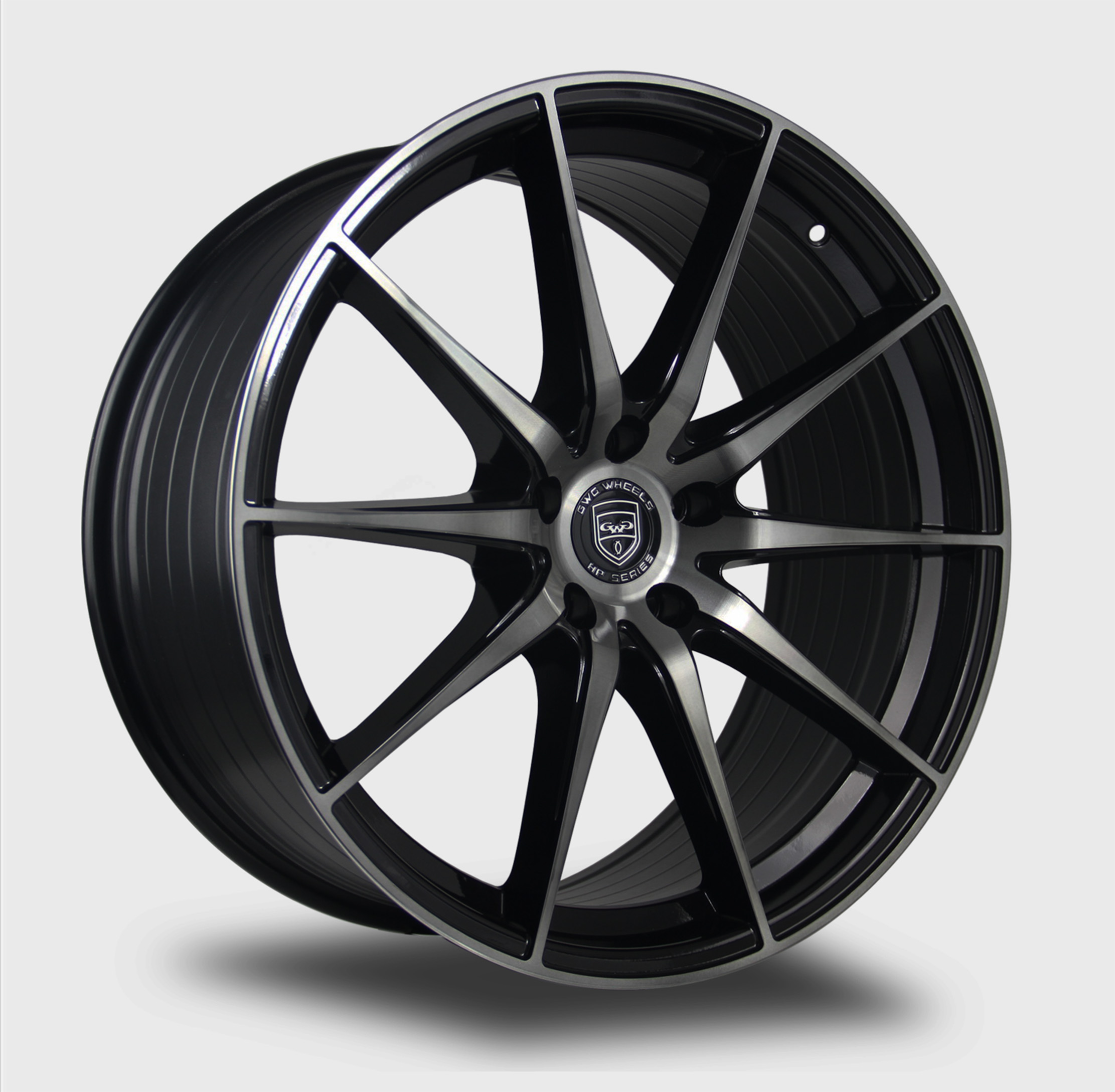 HP4 20×10.5 Gloss Black Dark Tint Rim – GWG Wheels